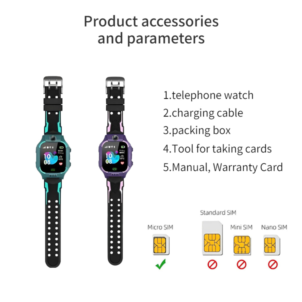 Jam Smartwatch Anak Z6 dengan Fitur GPS Akurat