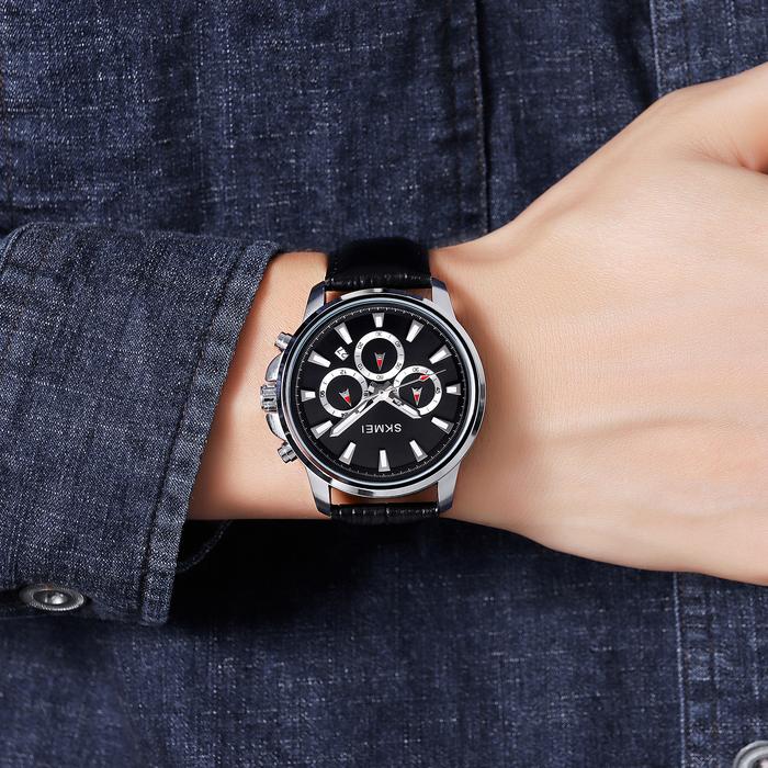 Jam Tangan SKMEI Pria Multifungsi Chronograph