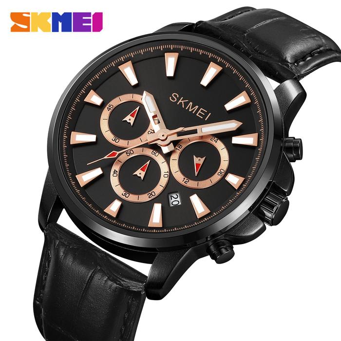 Jam Tangan SKMEI Pria Stylish dengan Chronograph