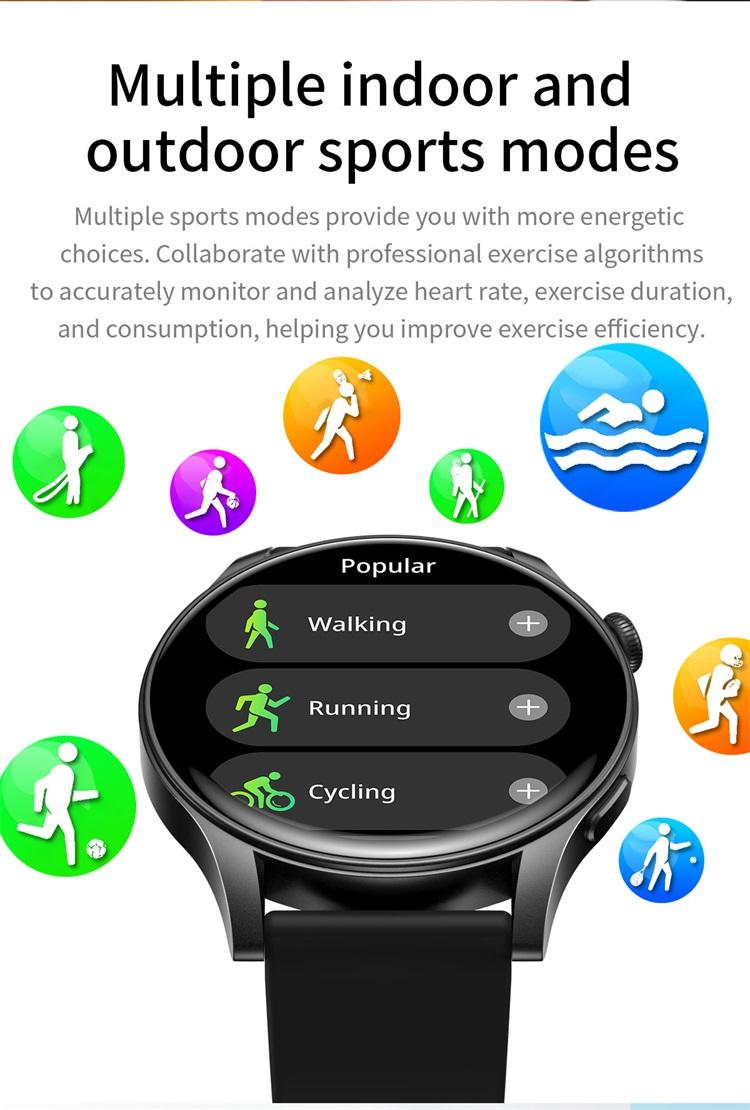 Jam smartwatch bluetooth untuk konektivitas mudah