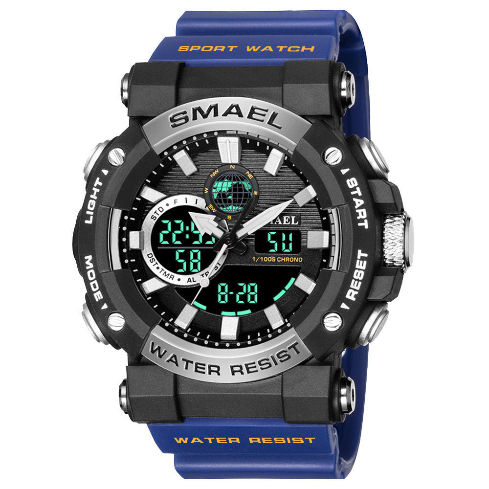 Jam tangan digital pria anti air original display LED