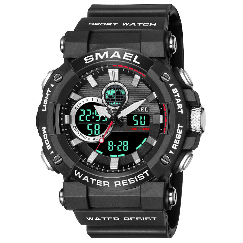 Jam tangan digital pria anti air original multifungsi