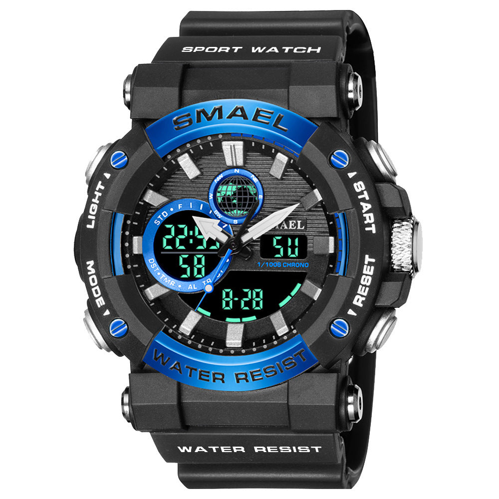 Jam tangan digital pria anti air original tahan benturan
