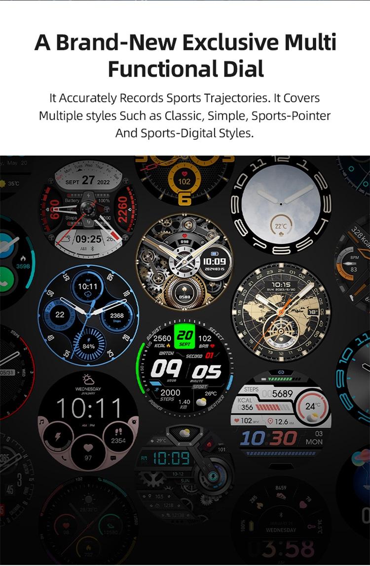 Jam tangan pintar untuk pelacakan kesehatan dan aktivitas