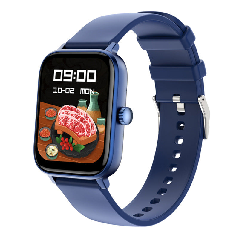 Layar smartwatch terbaik P74 terlihat cerah di luar ruangan