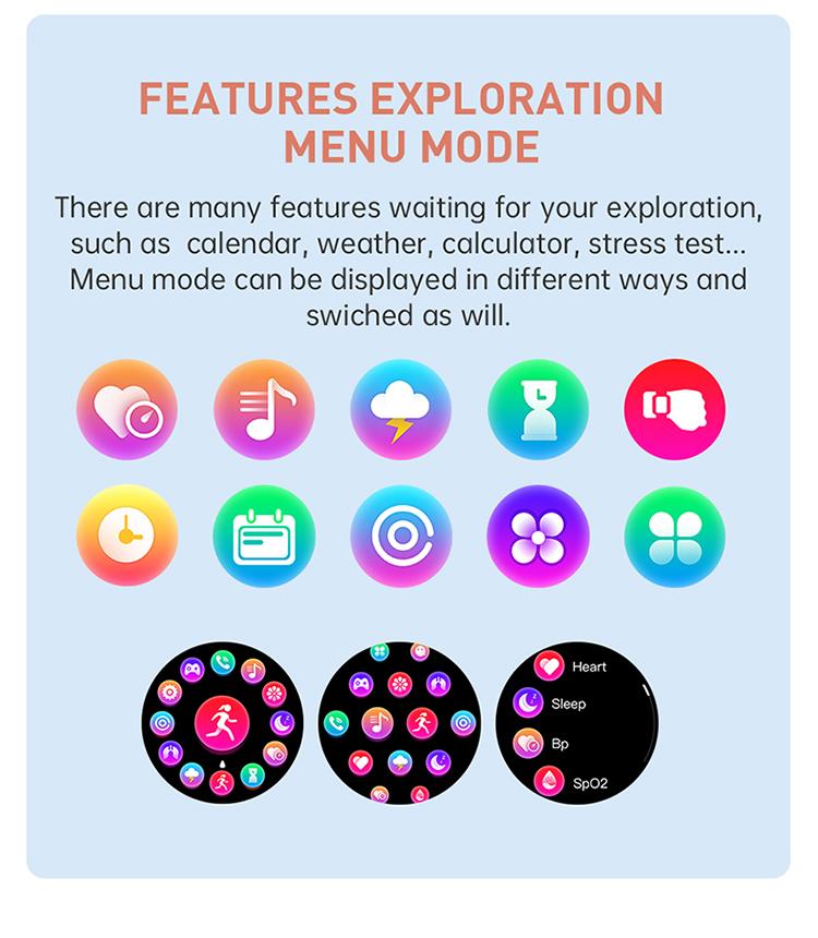 SKMEI Smartwatch B511 dengan layar sentuh yang mudah dioperasikan
