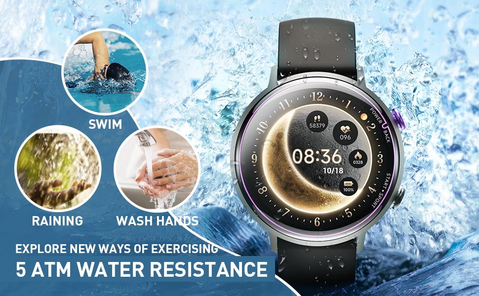 Skmei smartwatch desain premium rose gold