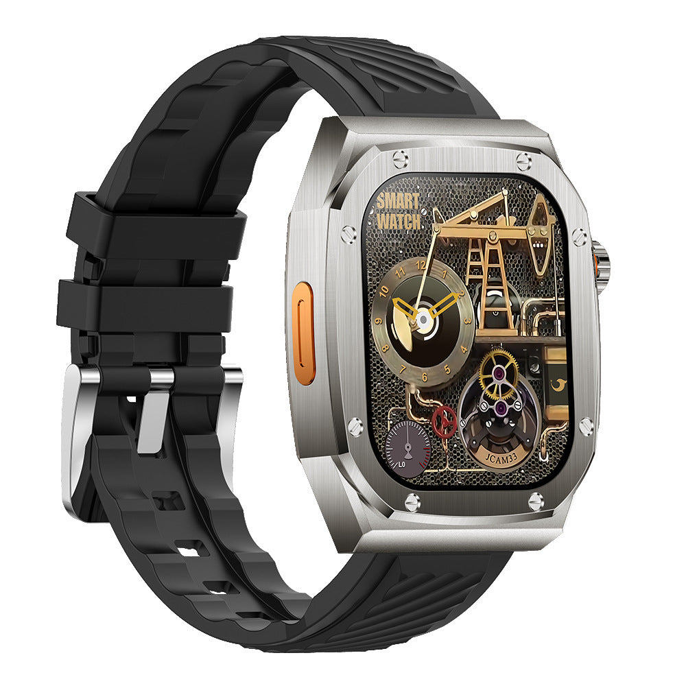 Smartwatch NFC dengan casing baja tahan lama