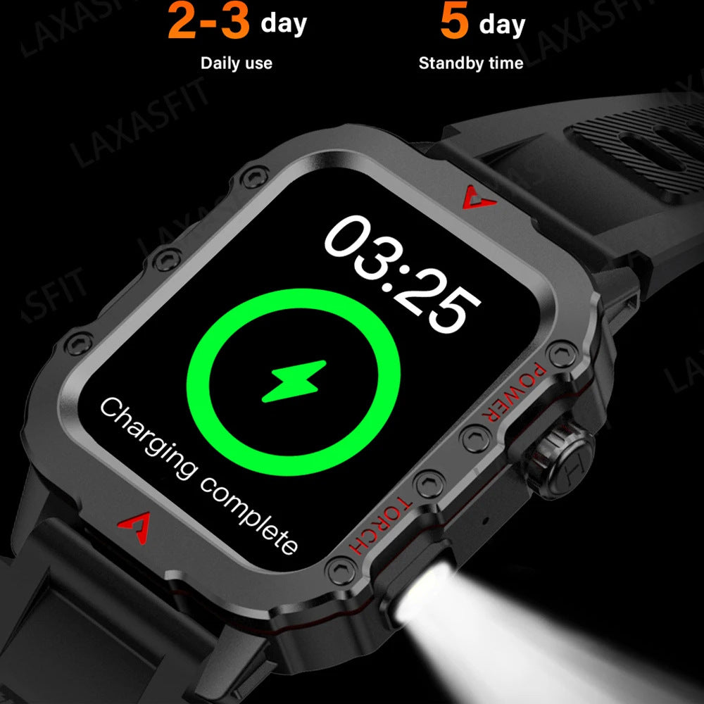 Smartwatch Outdoor dengan layar HD 1.83 inci yang tajam dan responsif