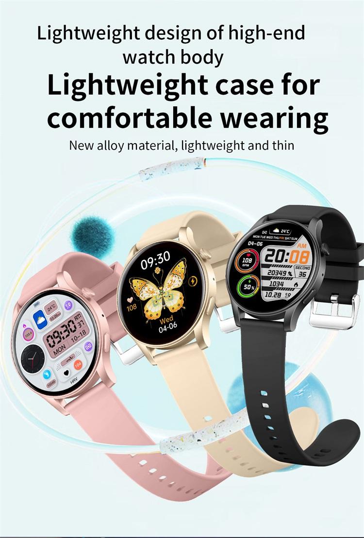 Smartwatch dengan monitor detak jantung