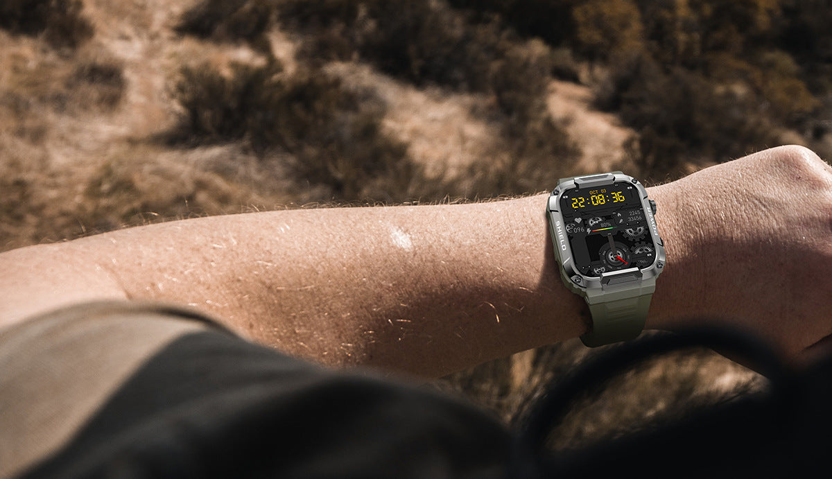 Smartwatch for outdoor work with fitness tracking