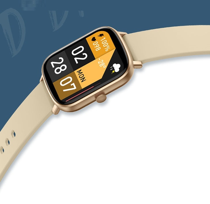 Smartwatch olahraga dan kesehatan dengan desain modern