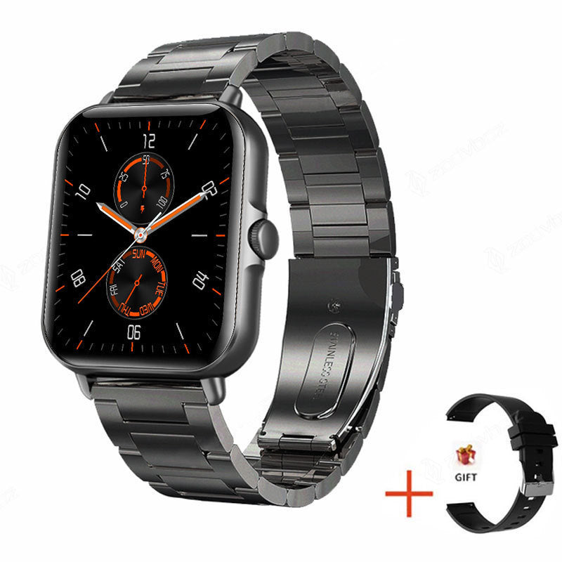 Smartwatch pintar Bluetooth multifungsi dengan desain ergonomis