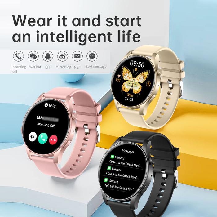 Smartwatch wanita dengan desain modern