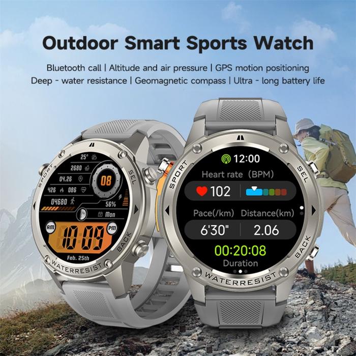 Tampilan mode olahraga di SKMEI Smartwatch DM56 dengan pengukuran kecepatan