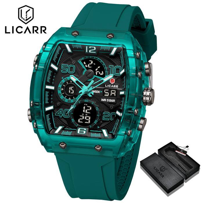 jam tangan digital anti air pria dengan desain modern