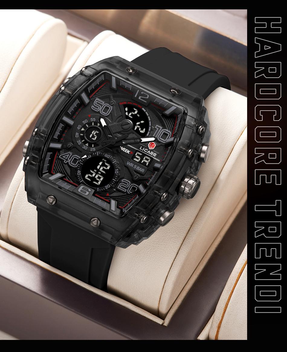 jam tangan pria anti air cocok untuk pelari dan pengendara motor
