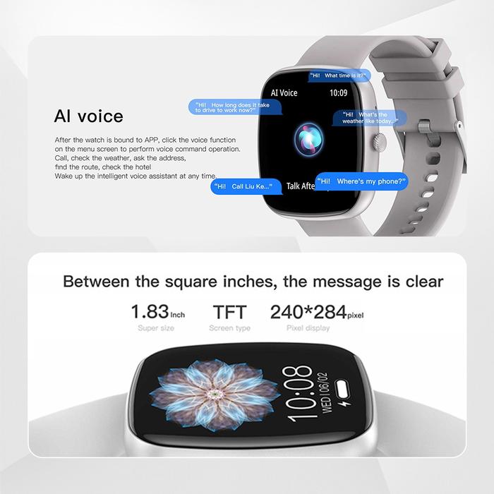 skmei smartwatch pelacak detak jantung
