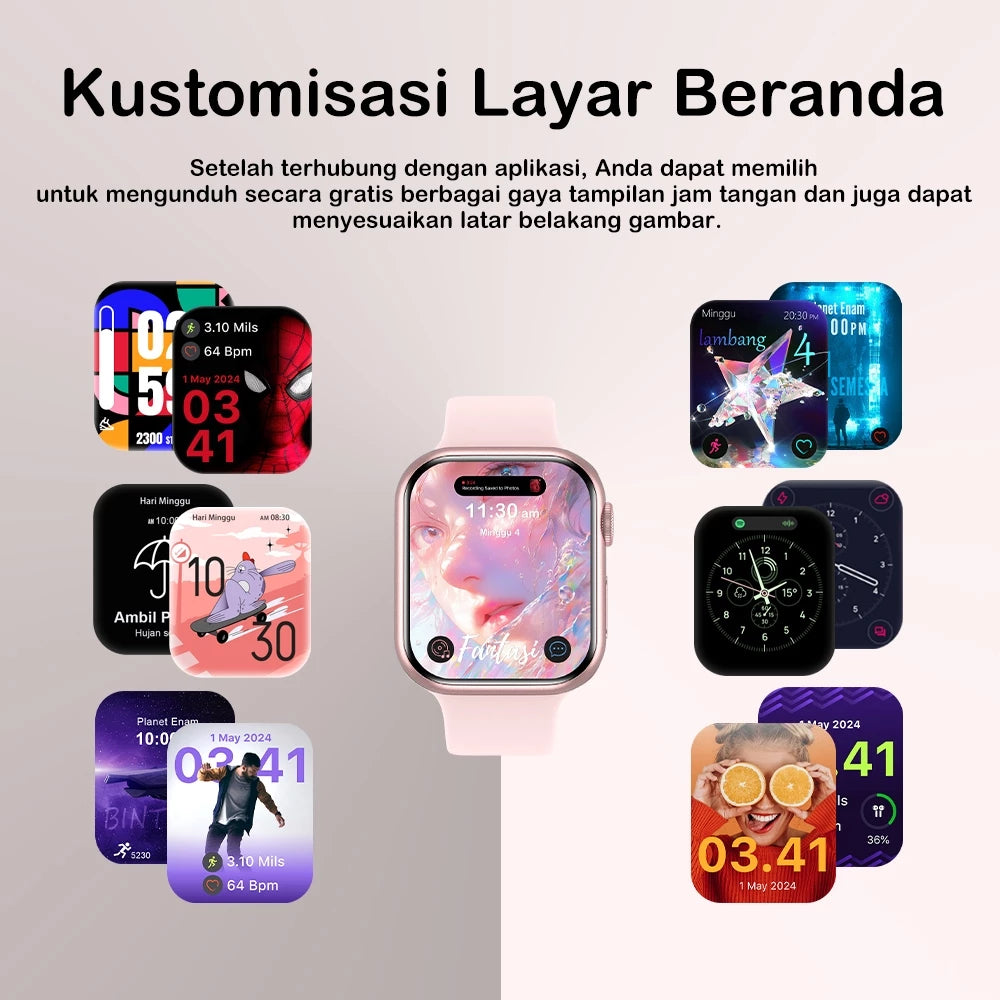 CASIO Smartwatch S10 Max untuk pria dan wanita dengan GPS