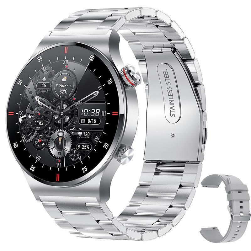 Desain elegan smartwatch AMOLED untuk pria modern