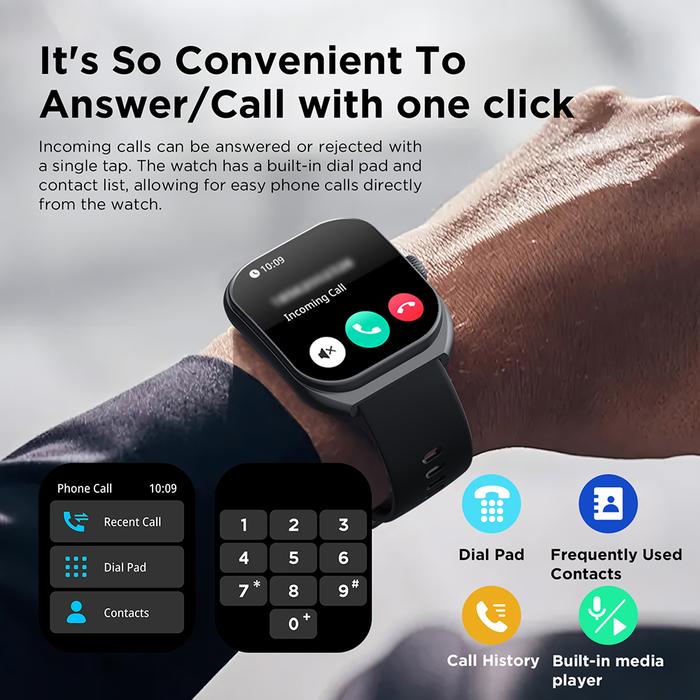 Desain ergonomis SKMEI Smartwatch yang nyaman dipakai sepanjang hari
