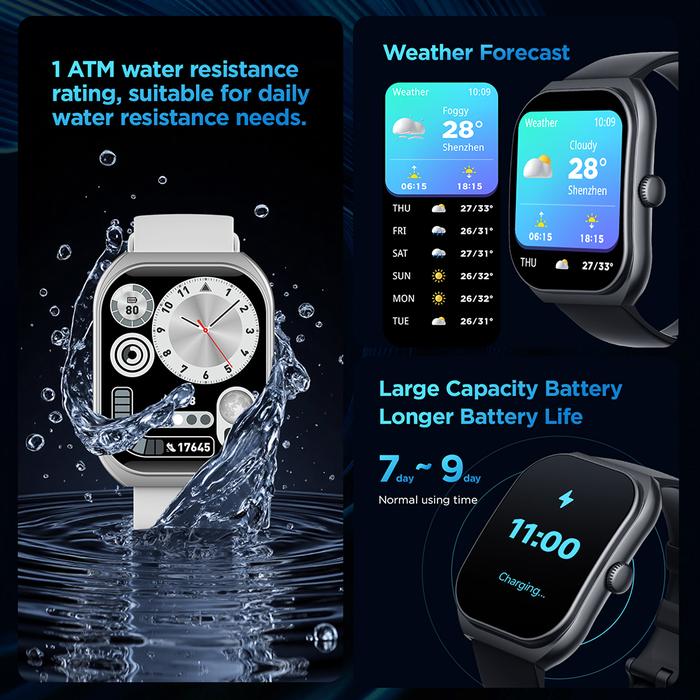 Desain fleksibel dan tahan benturan SKMEI Smartwatch