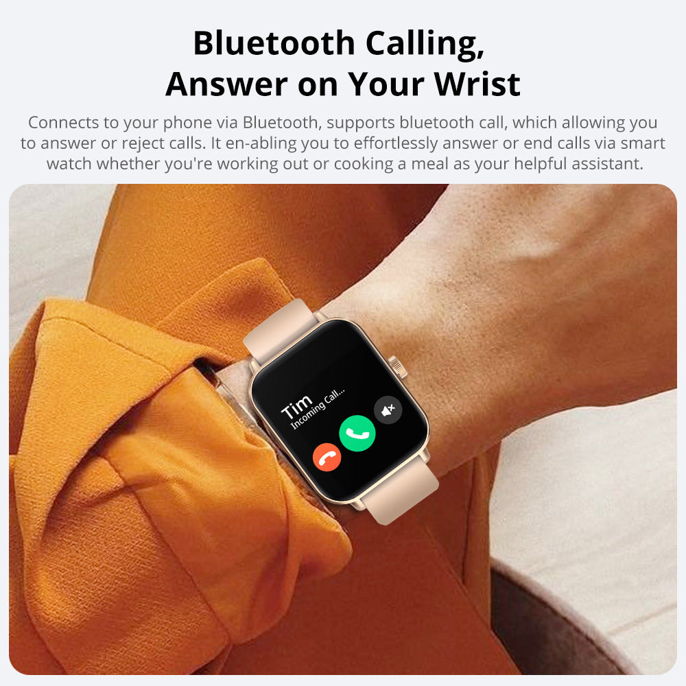 Gambar close-up smartwatch terbaik di pergelangan tangan