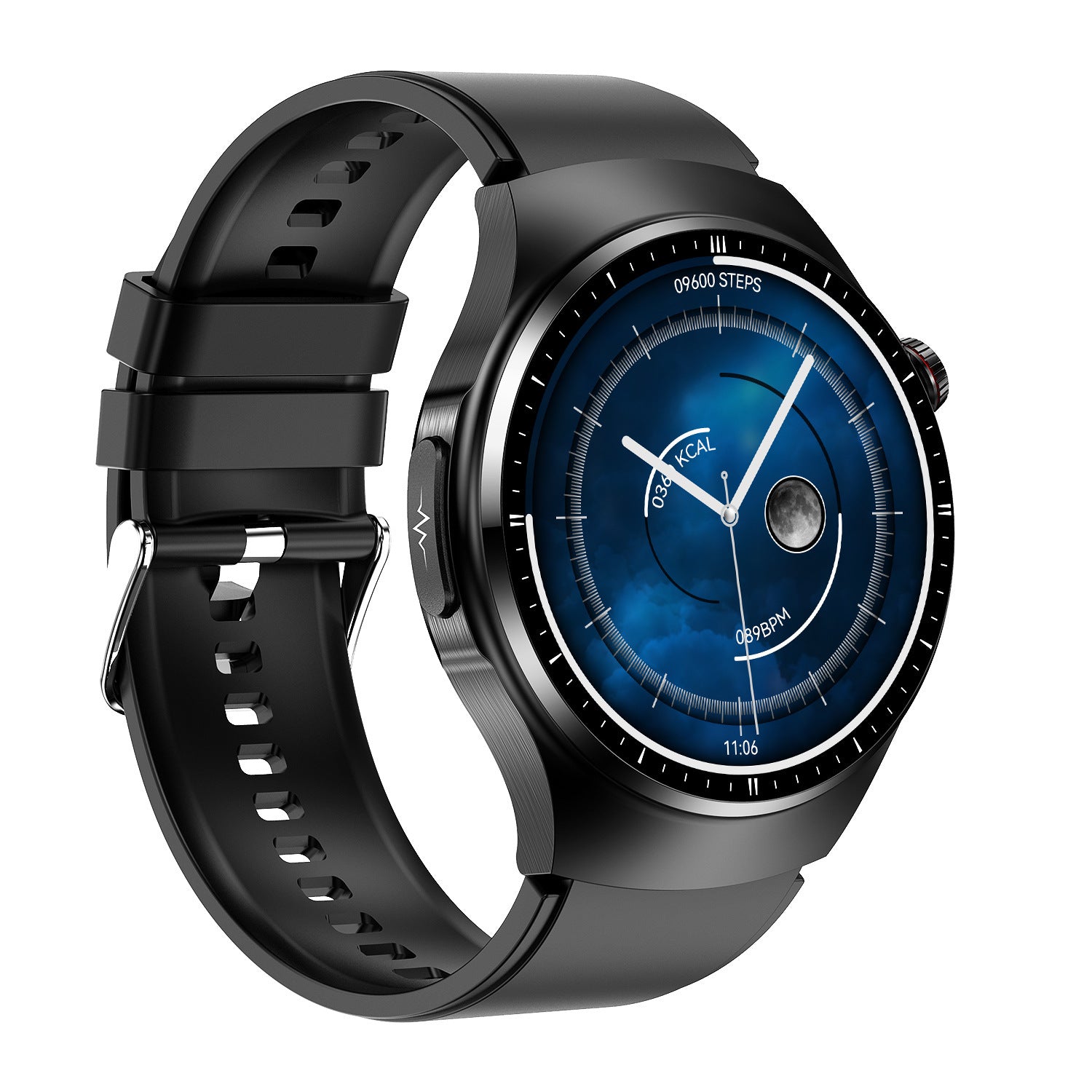 Gaya hidup sehat dengan smartwatch pemantau kesehatan