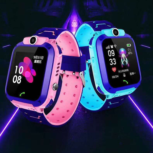 Jam Pintar anak Q12 dengan teknologi GPS, LBS, dan WiFi positioning