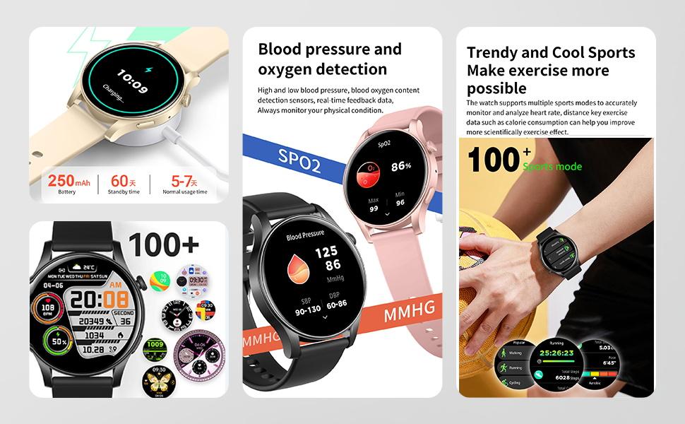 Jam Smartwatch untuk Fitness dan Deteksi Kesehatan