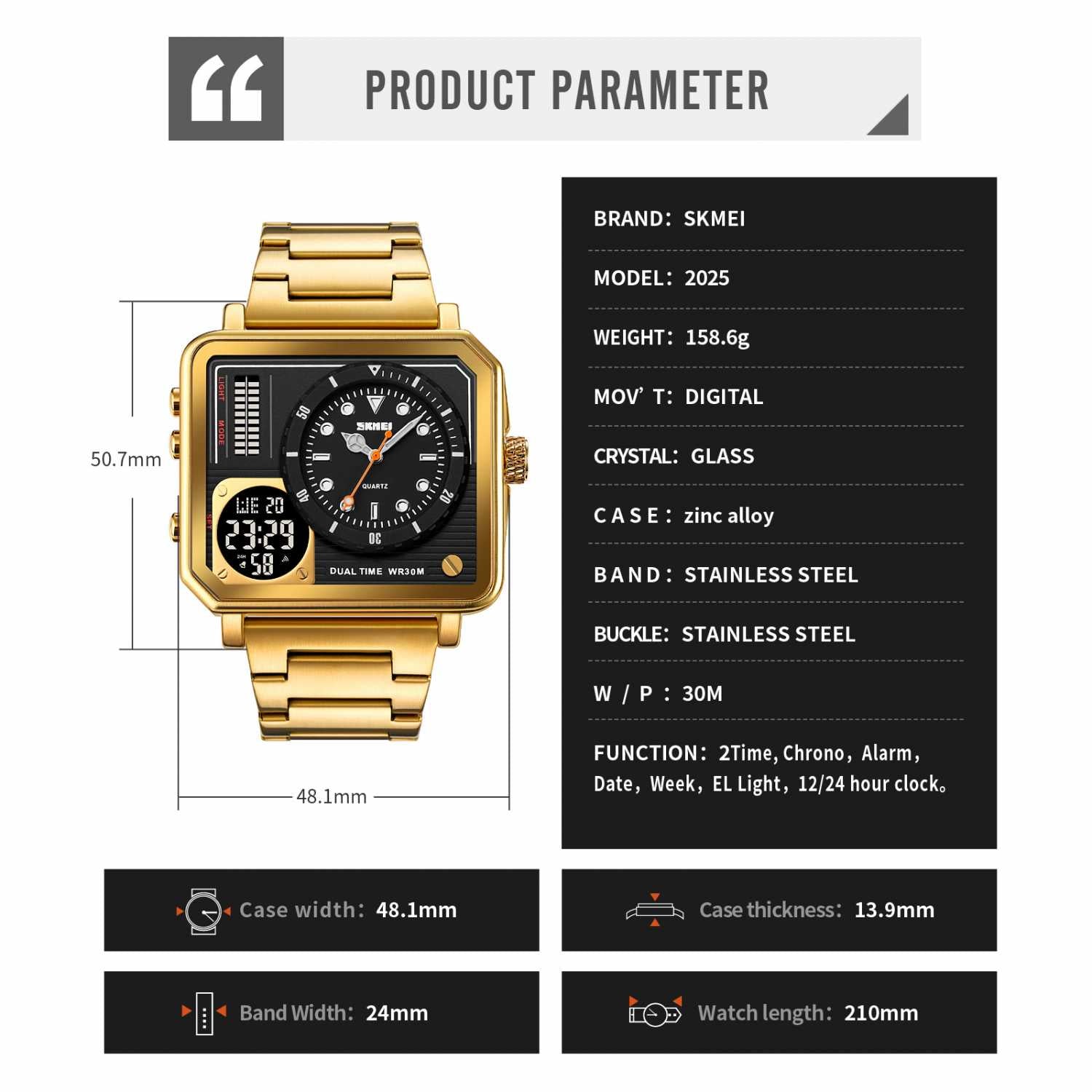 Jam Tangan Pria SKMEI Elegant Design
