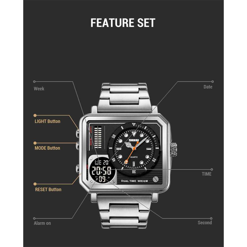 Jam Tangan Pria Skmei Digital Multi Fungsi