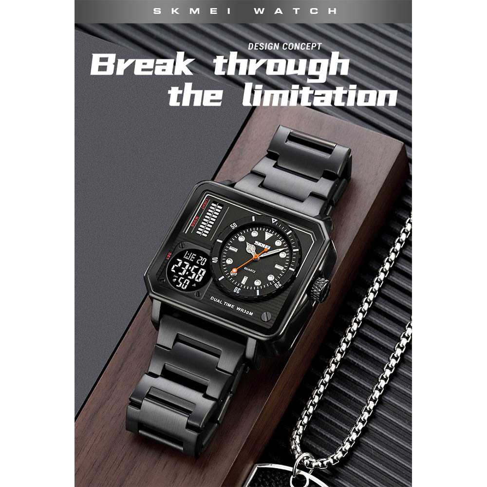 Jam Tangan Pria Skmei Waterproof Digital