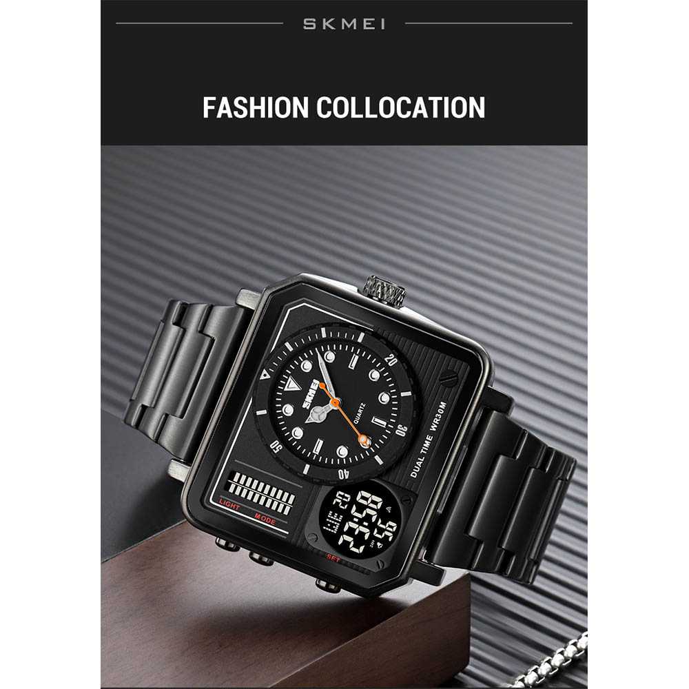 Jam Tangan Pria Stylish Skmei Digital