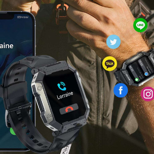Jam pintar fitur kombinasi sentuh dan tombol
