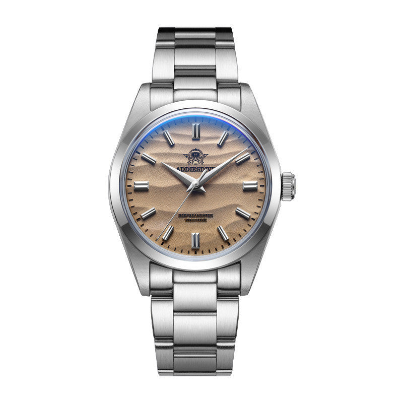 Jam tangan AC pria dengan material stainless