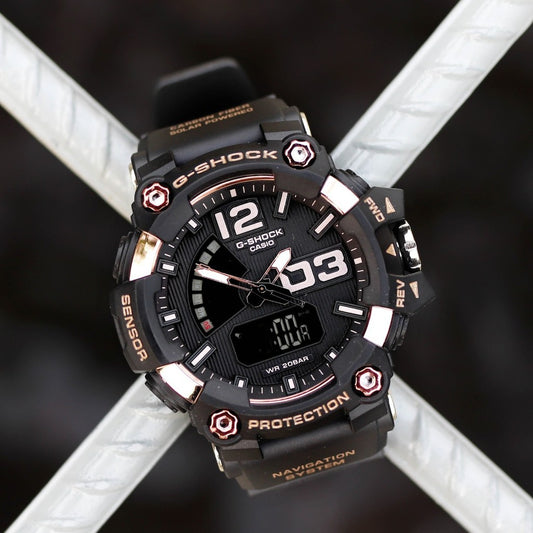 Jam tangan Casio G-Shock pria original dengan tali rubber
