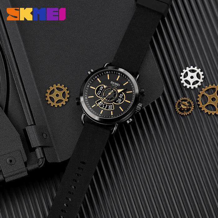 Jam tangan SKMEI pria dengan bahan case Zinc Alloy