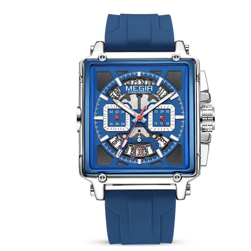 Jam tangan fashion pria model persegi