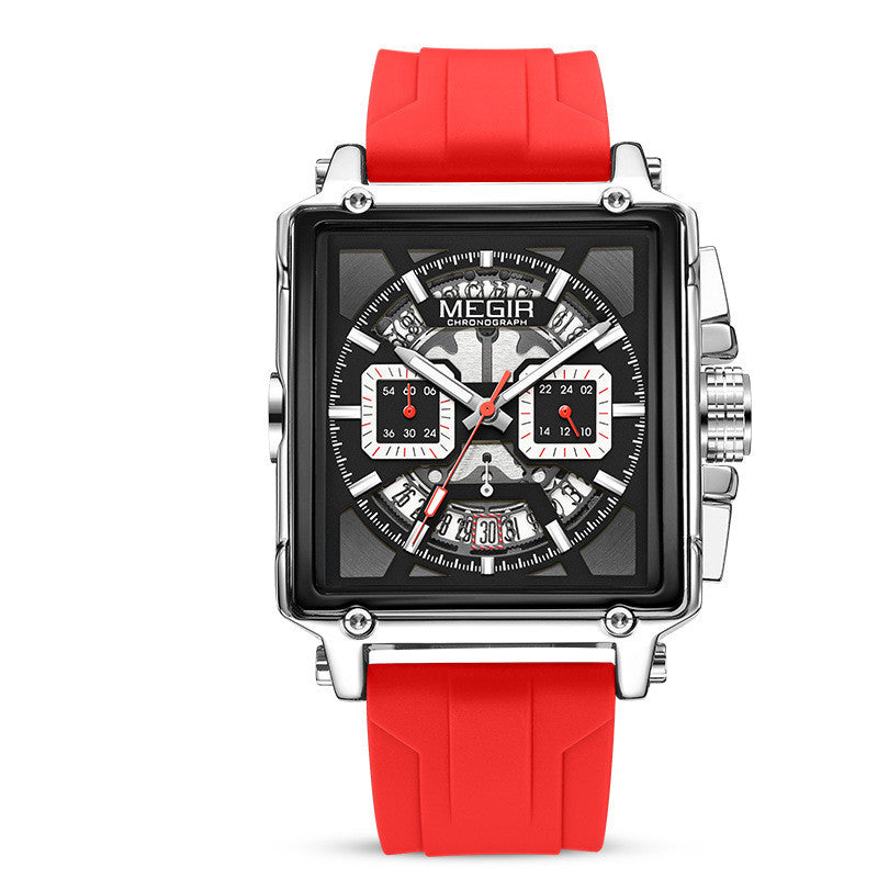 Jam tangan persegi keren untuk pria