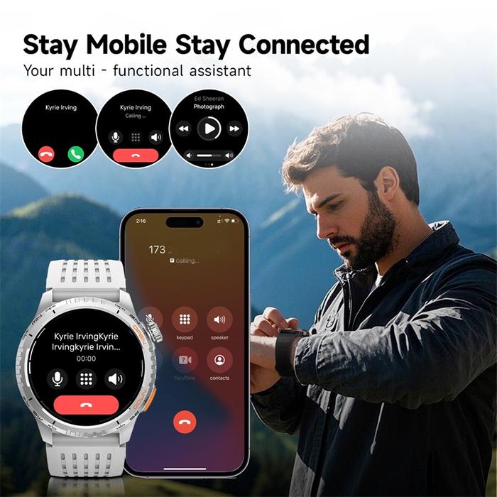 Jam tangan pintar dengan fitur pelacakan olahraga
