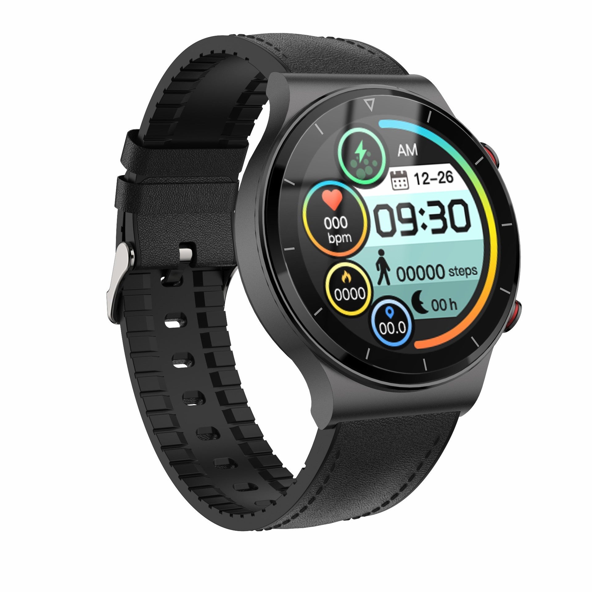 Jam tangan pintar dengan pilihan warna hitam, silver, coklat, biru