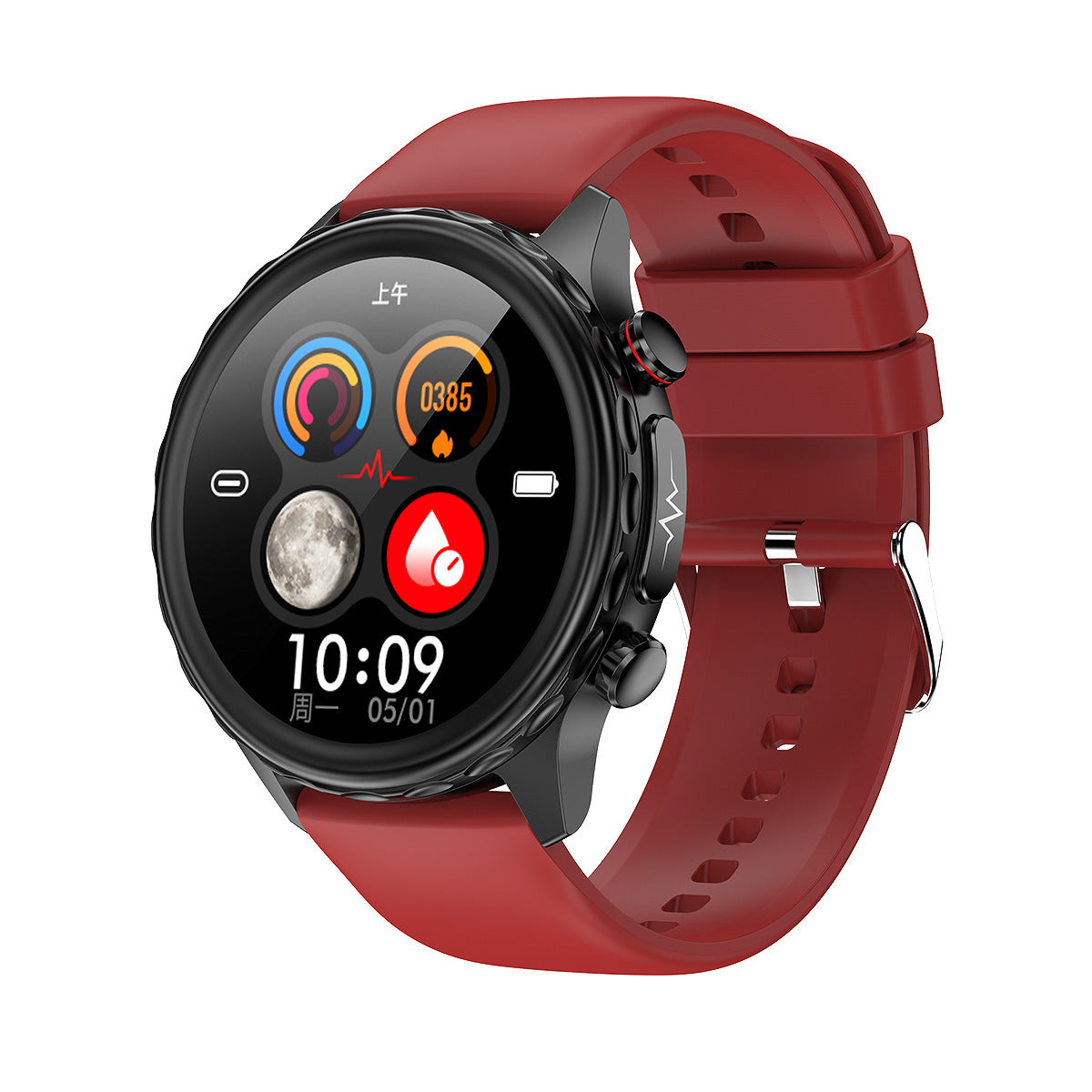 Jam tangan pintar desain elegan untuk pria dan wanita modern