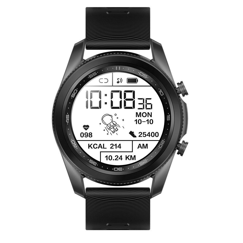 Jam tangan pintar elegan dengan rotating bezel premium
