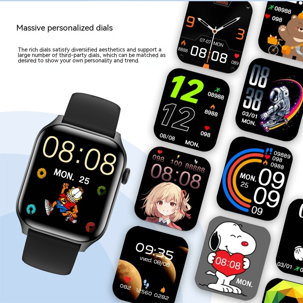 Jam tangan pintar pink strap untuk wanita stylish