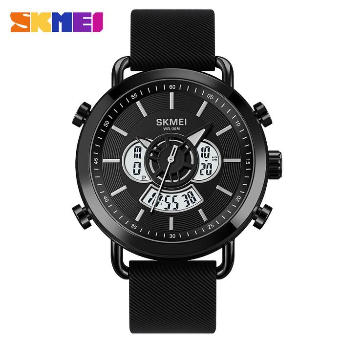Jam tangan pria SKMEI dengan LED light untuk kepraktisan