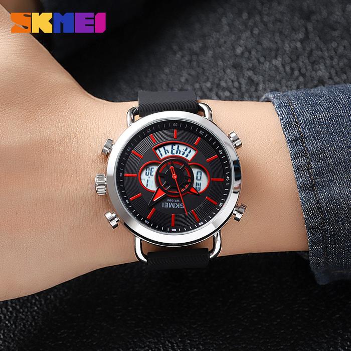 Jam tangan pria SKMEI dengan diameter case besar