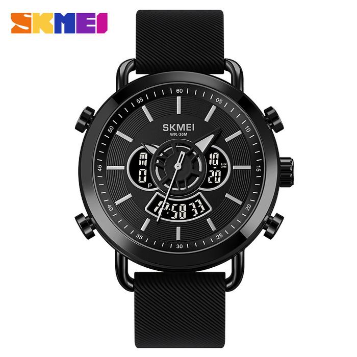 Jam tangan pria SKMEI dengan fungsi 2Time, Date, Week