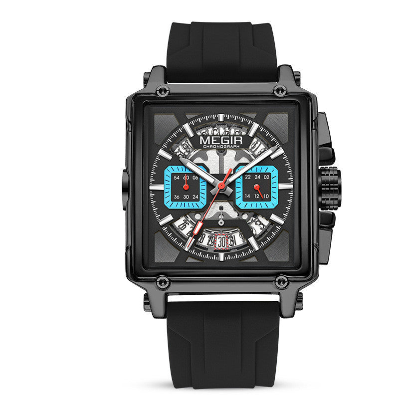 Jam tangan pria kotak mirip Fossil
