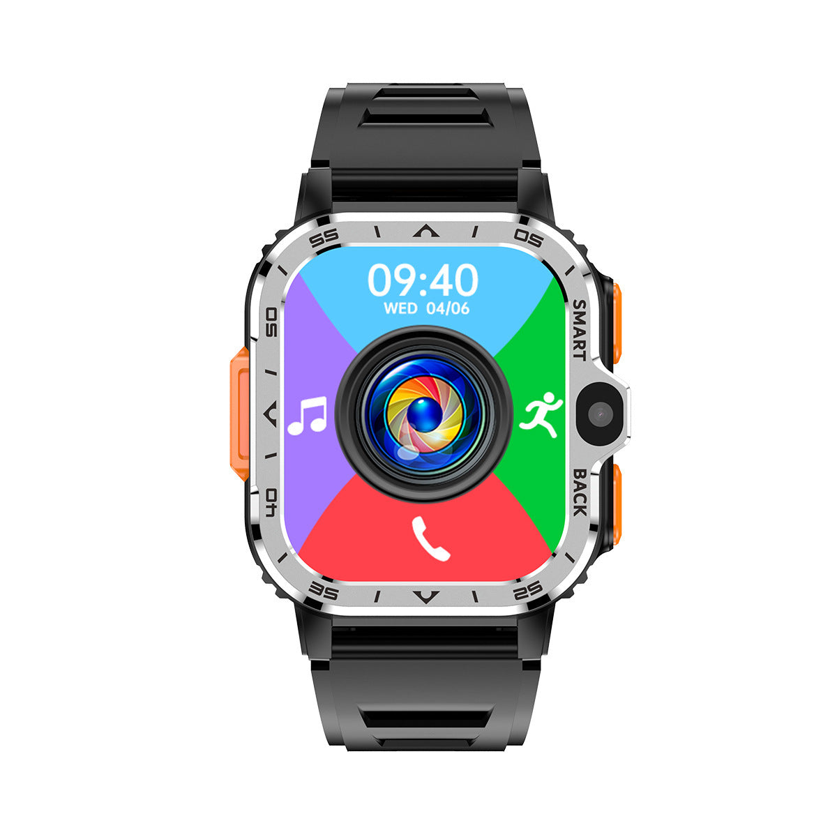 Jam tangan smartwatch pria dengan fitur Bluetooth aktif